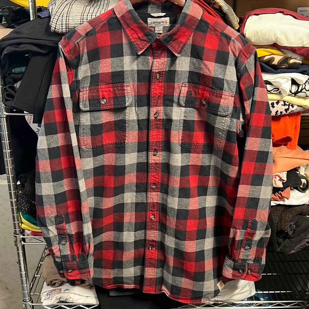 Carhart flannel original fit large